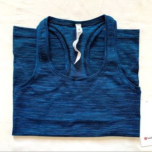 Lululemon Turquoise Tide Stripe Swiftly RB Tank 4